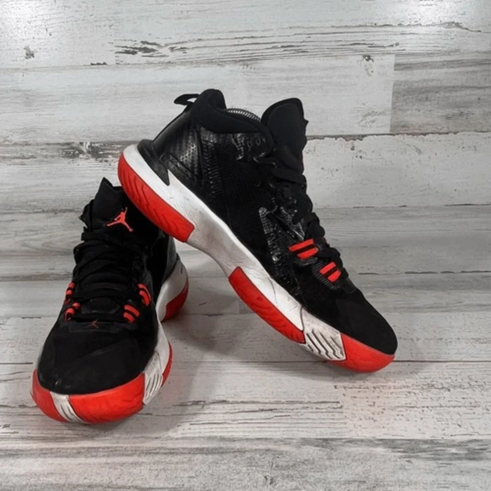 Jordan Zion‎ 1 Basketball Shoes Black Red DA3130-006 Mens